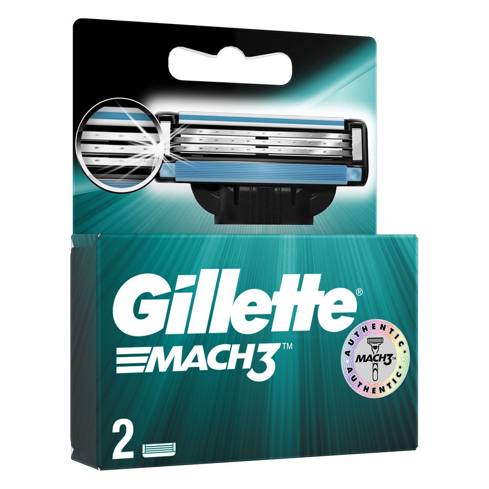 фото упаковки Gillette Mach 3 Кассеты для бритвенного станка