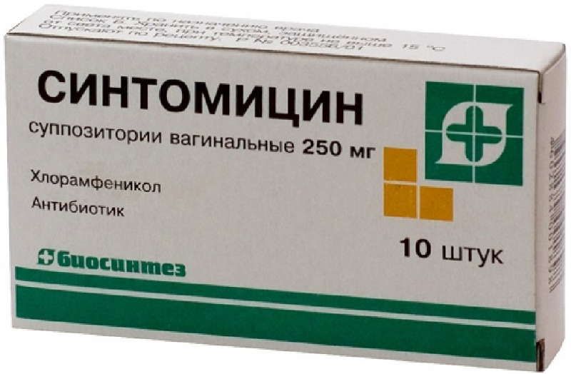фото упаковки Синтомицин