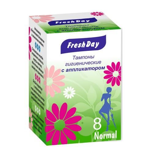 фото упаковки FreshDay Тампоны Нормал с аппликатором
