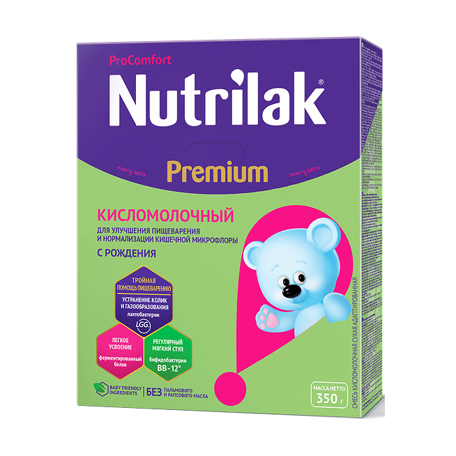 фото упаковки Nutrilak Premium Кисломолочный смесь сухая