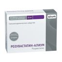 Розувастатин-Алиум, 20 мг, таблетки, покрытые пленочной оболочкой, 60 шт.