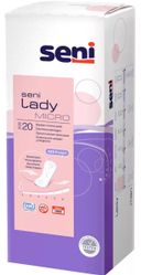 Seni Lady Micro прокладки урологические, 7 х 18 см, 60 мл, 1 капля, 20 шт.