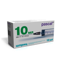 Шприц Pascal 3-х компонентный, 10 мл, 21G (0.8х40мм), тип соединения Луер, 10 шт.