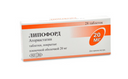 Липофорд, 20 мг, таблетки, покрытые пленочной оболочкой, 28 шт.