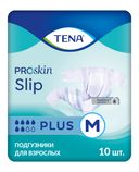 Подгузники для взрослых Tena Slip Plus, Medium M (2), Plus (6 капель), 10 шт.