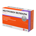 Ибупрофен Велфарм, 400 мг, таблетки, покрытые пленочной оболочкой, 50 шт.
