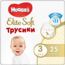 Huggies Elite Soft Подгузники-трусики, р. 3, 6-11 кг, 25 шт.