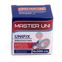 Master Uni Unifix Лейкопластырь тканевая основа, 4х500, пластырь, 1 шт.