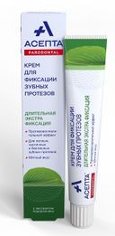 Асепта Крем для фиксации зубных протезов, мятный вкус, 40 г, 1 шт.