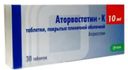 Аторвастатин-К, 10 мг, таблетки, покрытые пленочной оболочкой, 30 шт.