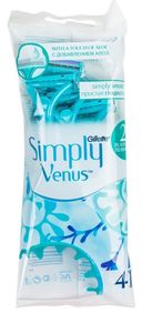 Gillette Venus Simply Одноразовые станки, 4 шт.