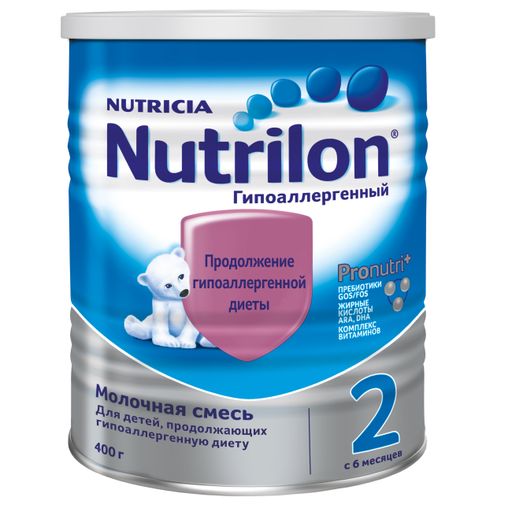 Nutrilon 2 Гипоаллергенный, смесь молочная сухая, 400 г, 1 шт.