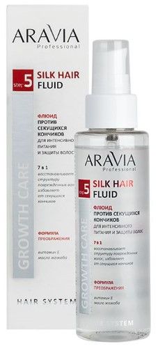 Aravia Professional Флюид против секущихся кончиков, флюид, для интенсивного питания и защиты волос, 110 мл, 1 шт.