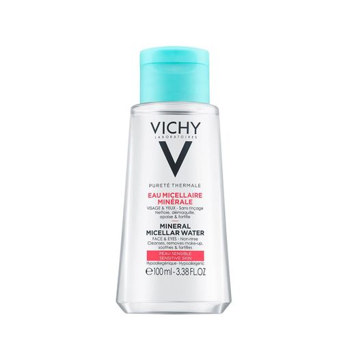 Vichy Purete Thermale Мицеллярная вода с минералами, мицеллярная вода, для чувствительной кожи, 100 мл, 1 шт.