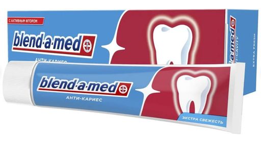 Blend-a-Med Зубная паста Анти-кариес Свежесть, паста зубная, с активным фтором, 100 мл, 1 шт.