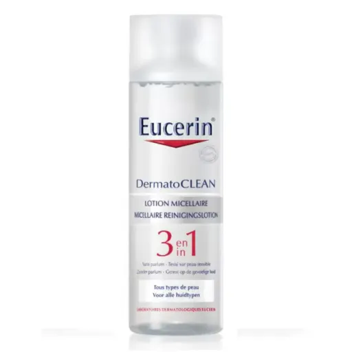 Eucerin DermatoClean Лосьон мицеллярный освежающий 3в1, лосьон для лица, очищающий, 200 мл, 1 шт.