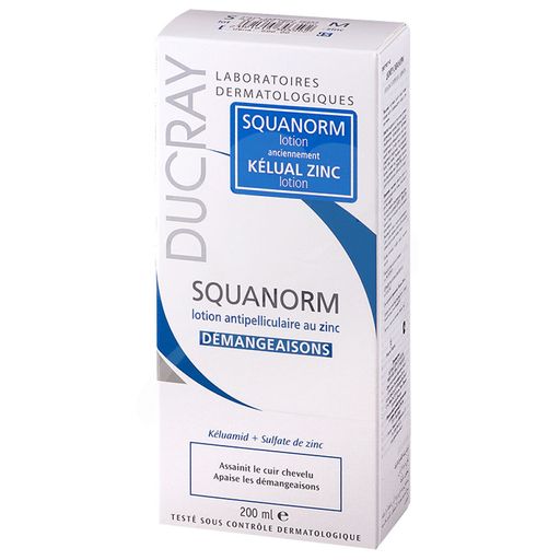 Ducray Squanorm лосьон от жирной перхоти, лосьон, 200 мл, 1 шт.