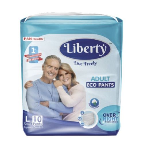 Liberty Eco Подгузники-трусы для взрослых, L, 75-100 см, 10 шт.