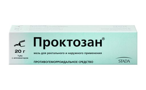 Проктозан, мазь для ректального и наружного применения, 20 г, 1 шт.