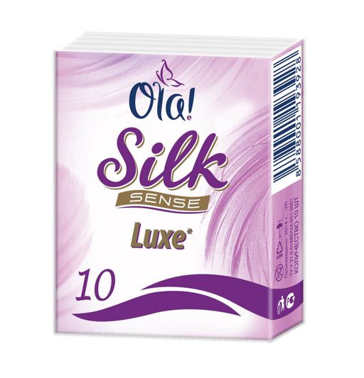 Ola! Silk Sense платки носовые бумажные Compact, 10 шт.