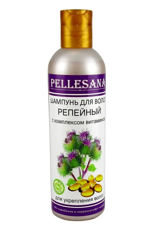 Pellesana Шампунь репейный с комплексом витаминов, шампунь, 250 мл, 1 шт.