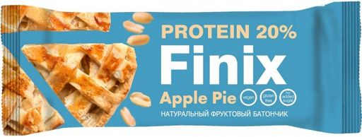 Finix Батончик финиковый Эппл Пай, батончик, с протеином арахисом яблоком, 30 г, 1 шт.