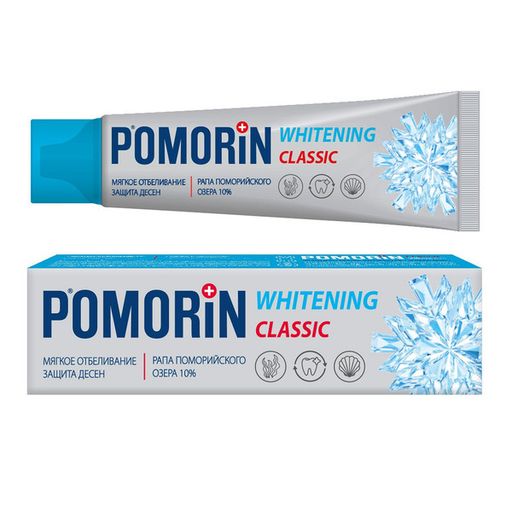 Pomorin Classic Мягкое отбеливание Зубная паста, паста зубная, 100 мл, 1 шт.