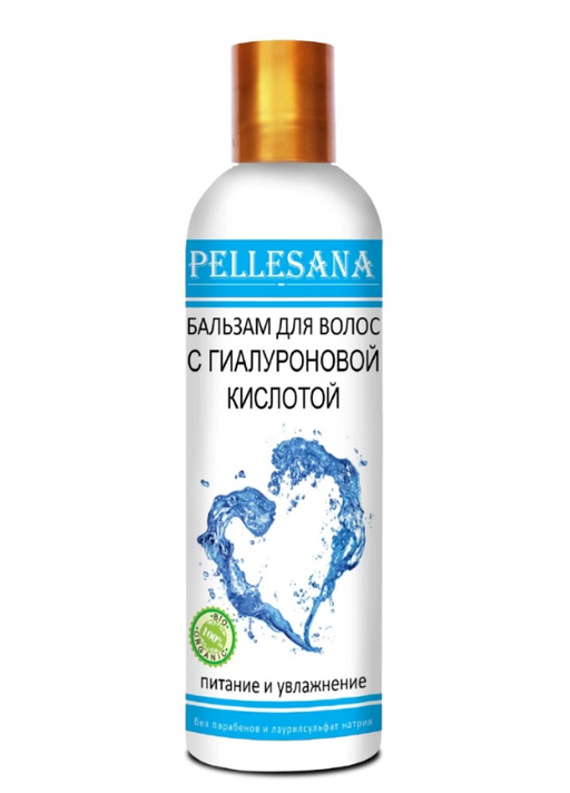 Pellesana Бальзам для волос, бальзам, с гиалуроновой кислотой, 250 мл, 1 шт.