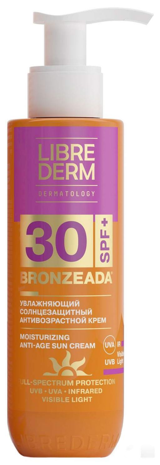 Librederm Bronzeada Anti-Age Крем солнцезащитный SPF30, крем, 150 мл, 1 шт.