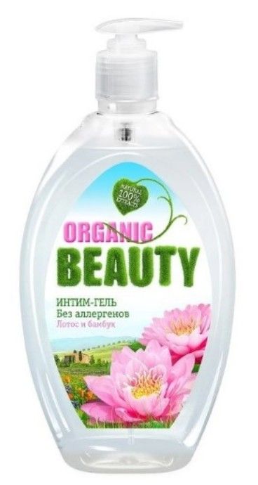 Organic Beauty Средство для интимной гигиены Лотос и Бамбук, гель, 500 мл, 1 шт.