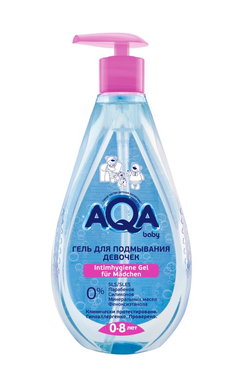 AQA baby гель для подмывания девочек, 400 мл, 1 шт.