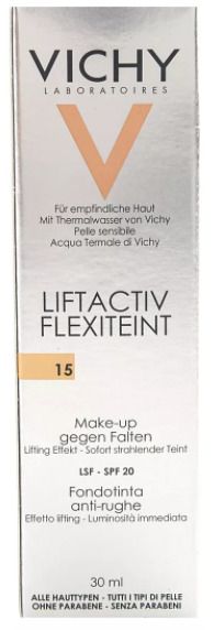 Vichy Liftactiv Flexilift крем тональный тон 15, крем, 30 мл, 1 шт.