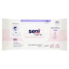 Seni Care sensitive Салфетки влажные, 20х30, салфетки влажные, 68 шт.