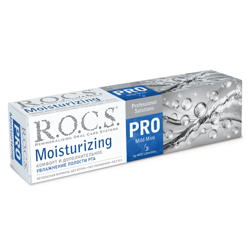 ROCS Pro Зубная паста увлажняющая, без фтора, паста зубная, 135 г, 1 шт.