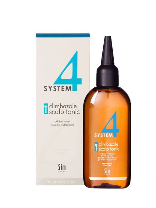 System 4 Терапевтический тоник Т для кожи головы, тоник для волос, для нормальной и жирной кожи головы, 100 мл, 1 шт.
