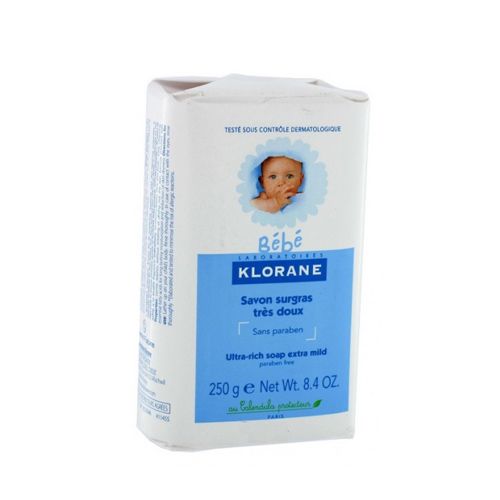 Klorane Bebe Детское мыло с экстрактом календулы, мыло детское, 250 г, 1 шт.