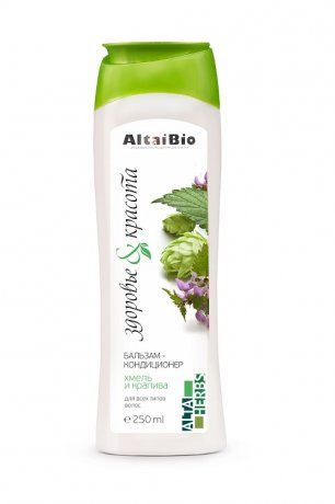 Altaibio Бальзам-кондиционер для волос Хмель Крапива, шампунь, для всех типов волос, 250 мл, 1 шт.