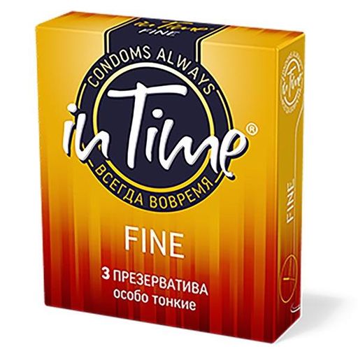 Презервативы In Time fine, презерватив, особо тонкие, 3 шт.