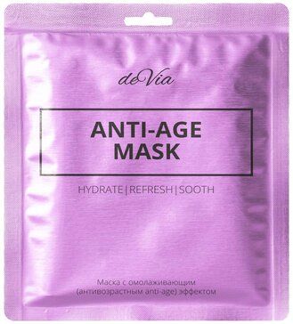 Devia Anti-Age Маска для лица и шеи, маска для лица, омолаживающая, 1 шт.