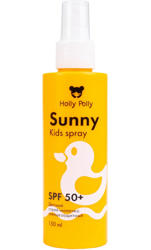 Holly Polly Sunny Детский солнцезащитный спрей, 3+, SPF50, спрей, 150 мл, 1 шт.