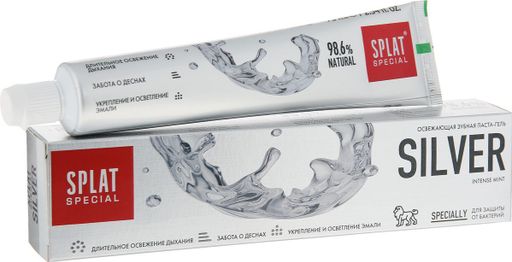 Splat Special Зубная паста Silver, паста зубная, 75 мл, 1 шт.