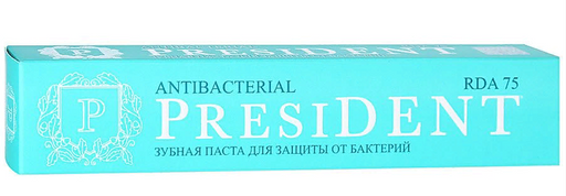 PresiDent Antibacterial зубная паста, паста зубная, 50 мл, 1 шт.