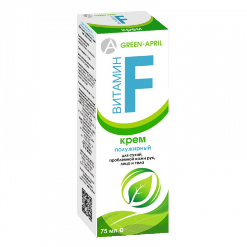 Green April Витамин F крем полужирный, крем, для сухой и проблемной кожи, 75 мл, 1 шт.