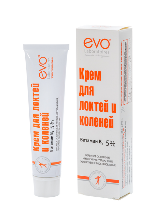 Evo Крем для локтей и коленей осветляющий, крем, 46 мл, 1 шт.