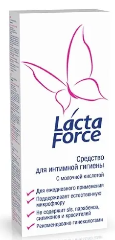 911 Lactaforce средство для интимной гигиены, 200 мл, 1 шт.