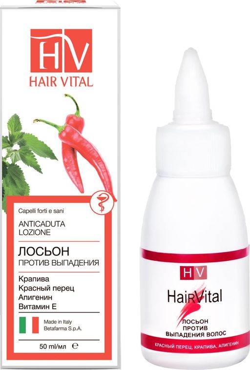 Hair Vital Лосьон против выпадения волос, лосьон для укрепления волос, 50 мл, 1 шт.