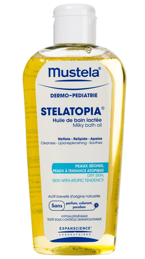 Mustela Stelatopia масло для ванны, масло для детей, 200 мл, 1 шт.