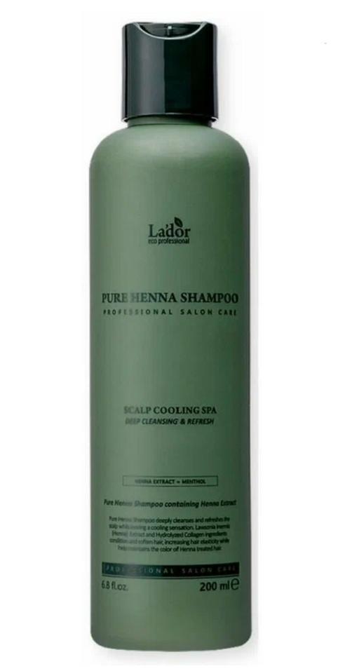 La'dor Pure Нenna Шампунь для волос укрепляющий, шампунь, с хной, 200 мл, 1 шт.