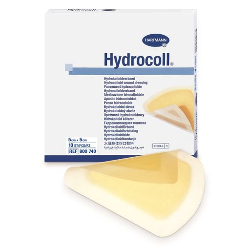 Hydrocoll Повязка гидроколлоидная, 5х5см, повязка стерильная, 10 шт.