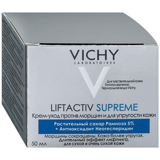 Vichy Liftactiv Supreme крем против морщин и для упругости, для сухой и очень сухой кожи, 50 мл, 1 шт.